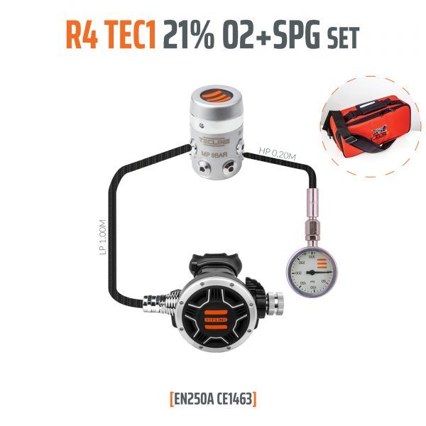 TECLINE R4 TEC1 STAGE SET 21% + MANÓMETRO