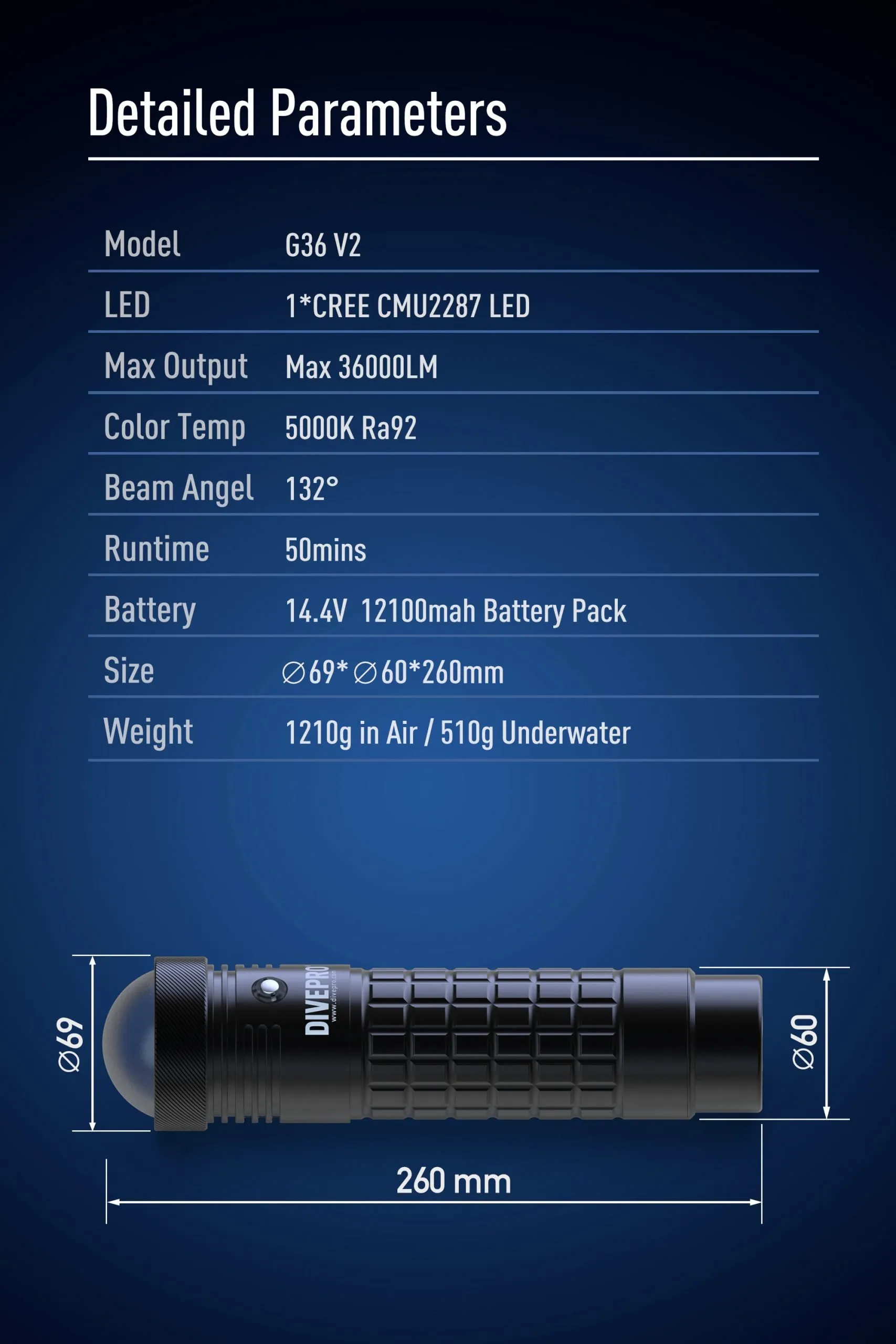 DIVEPRO G36 V2 - Imagen 7