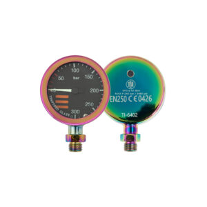 TECLINE SPG 52 MM 300 BAR RAINBOW PVD